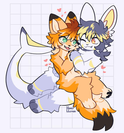 couple chibi couple chibi